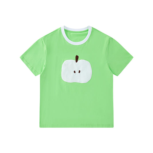 KURIOSITAET - Mint Embroidered Graphic Tee tee KURIOSITAET S