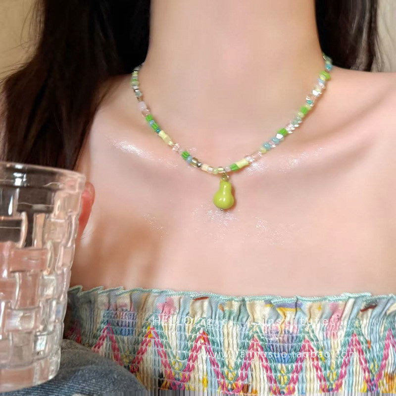 CuteBeads - Colorful Fruit Beaded Necklace