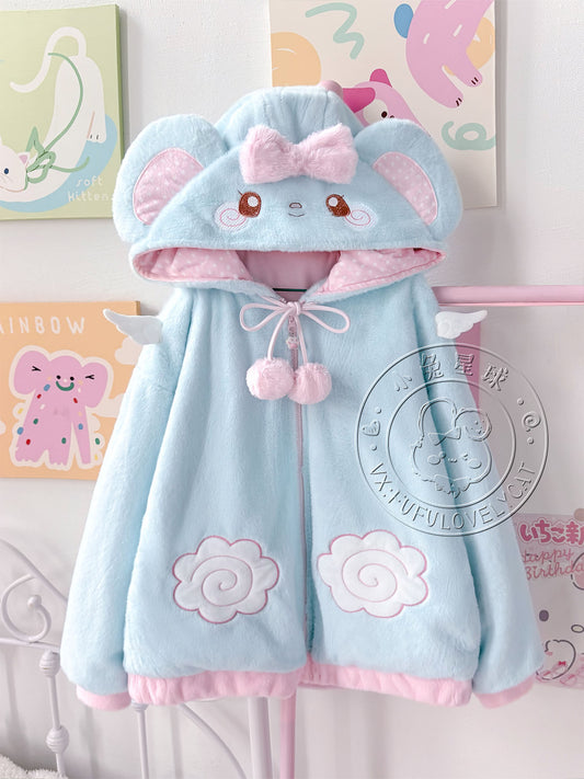 Bunny Planet - Mouse Plush Winter Set set bunnyplanet Jacket S