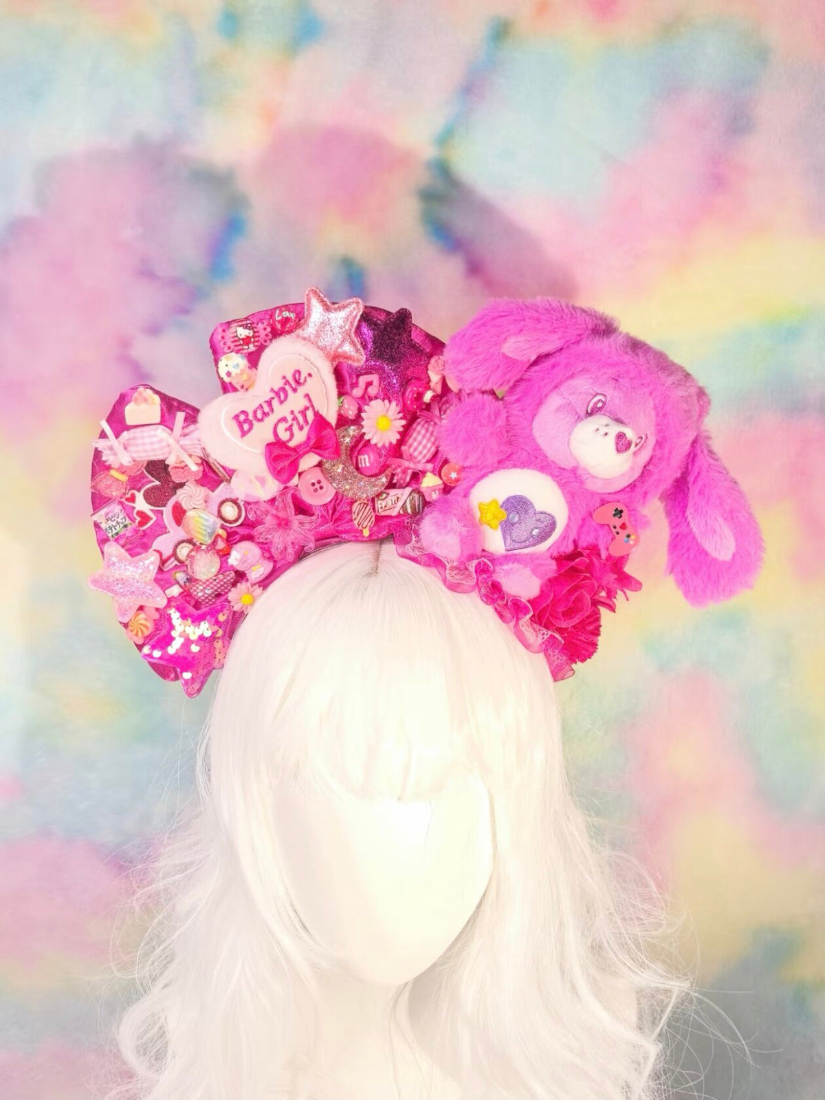 Luckywishstar - Colorful Maximalist Decora Bow Headband hairband Luckywishstar 1