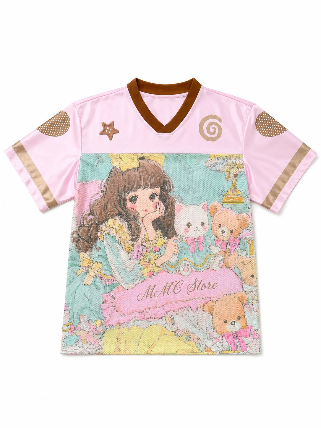 MeowMeow Bug - Dopamine Cartoon Jersey T-Shirt shirt MeowMeow Bug Matcha Cat Bedroom M