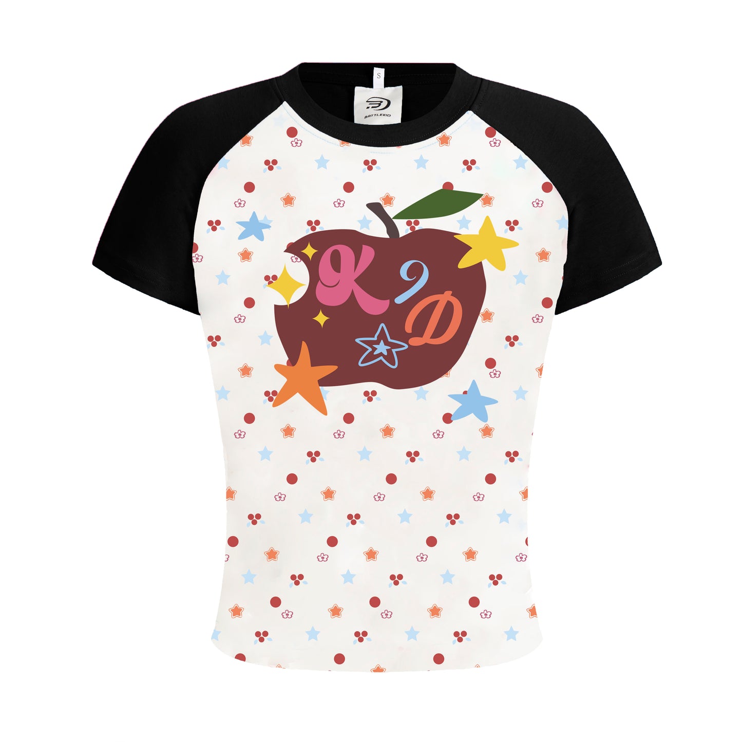 Languid Park - Star Print Sweet Tee shirt Languid Park Black S