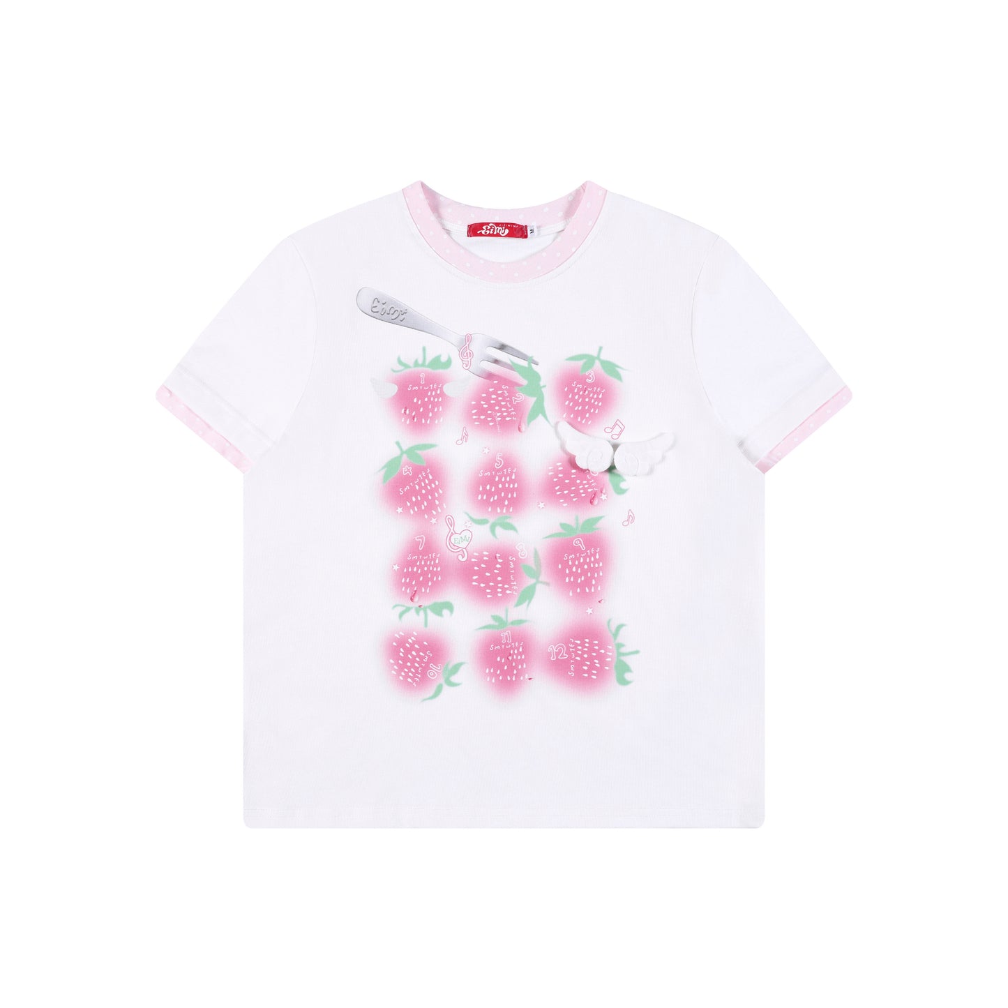 Languid Park - Strawberry Wing Charm Tee