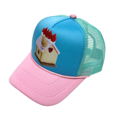bunnybunnygun - Strawberry Cake Colorblock Cap
