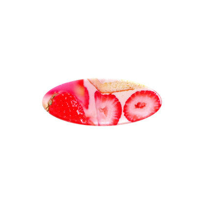 FRUITS - Strawberry Fruit Cake Hair Clip | Kawaii Japanese Hair Accessory hair clip Fruits Strawberry Cake - 1pc