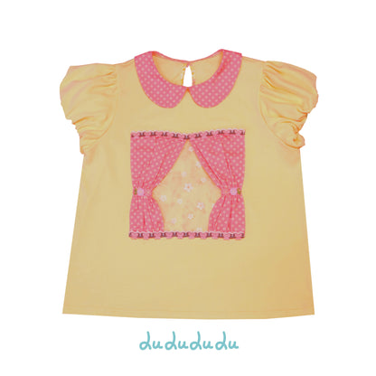 Lulululu - Yellow Polka Puff Tee shirt LULULULU S