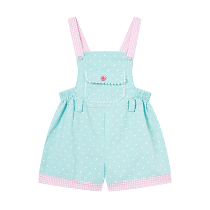 Languid Park - Polka Dot Lace Suspender Shorts overall Languid Park S