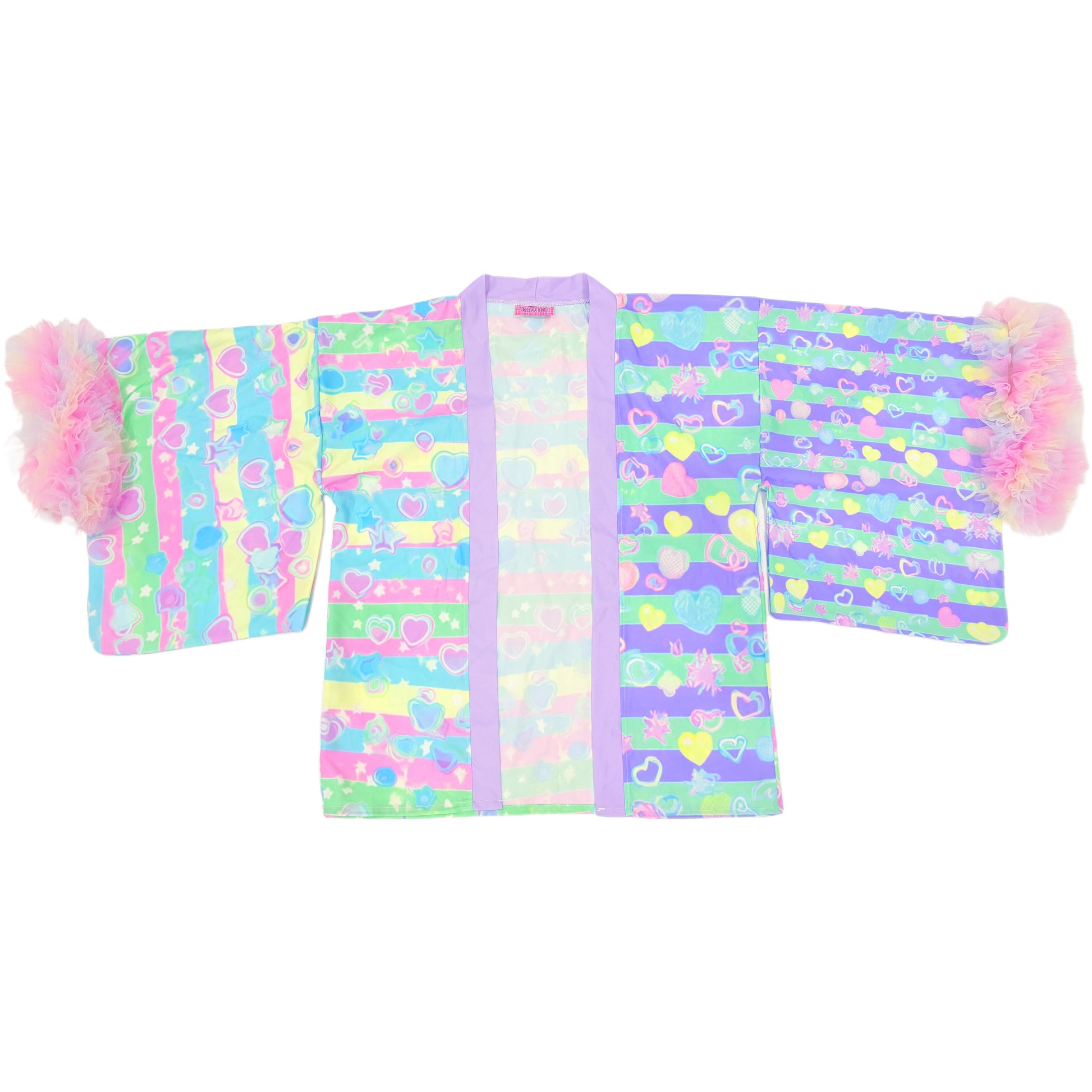 LEERROO - Pastel Dream Cardigan cardigan Leerroo Cardigan with lace trim S