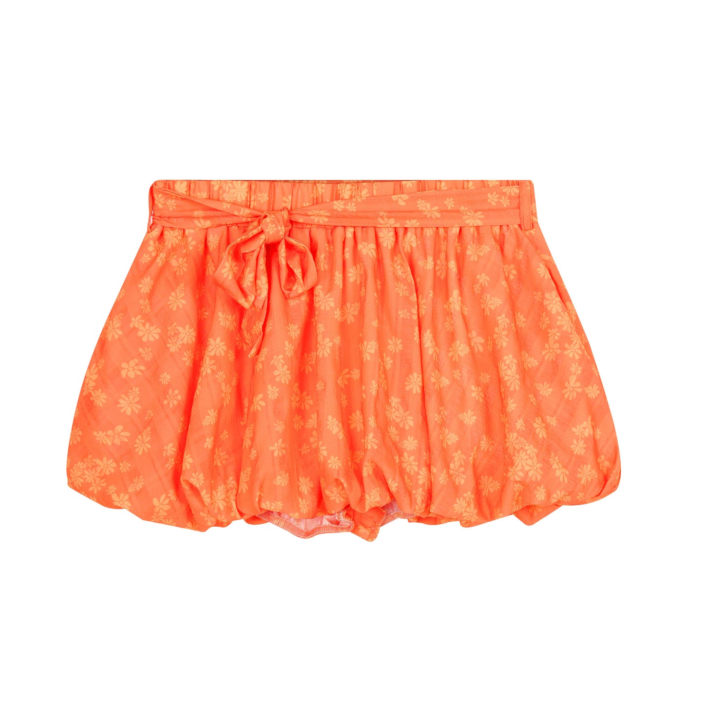 Languid Park - Orange Floral A-Line Skirt skirt Languid Park S
