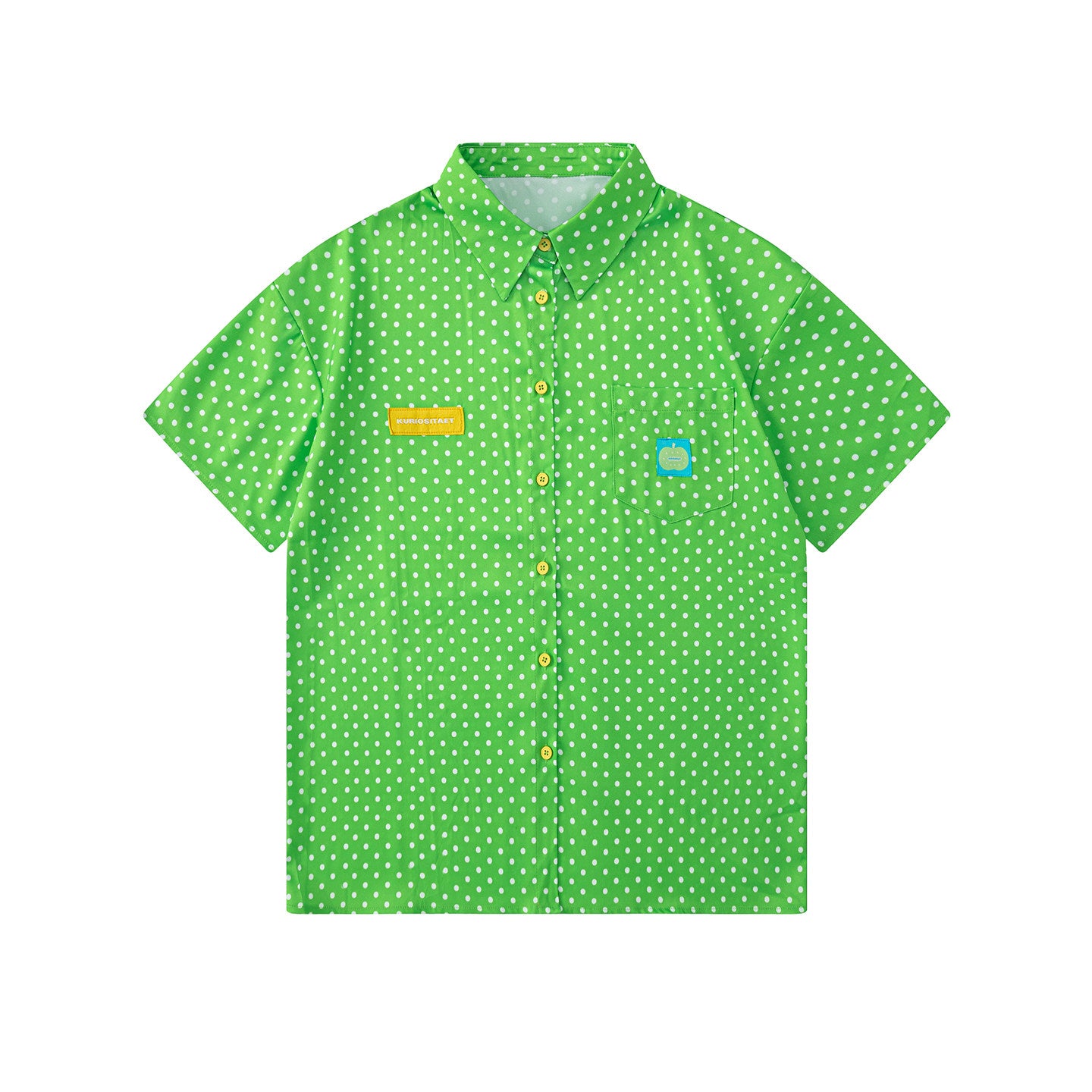 KURIOSITAET - Green Dopamine Chiffon Shirt shirt KURIOSITAET S