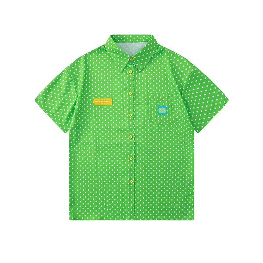 KURIOSITAET - Green Dopamine Chiffon Shirt shirt KURIOSITAET S