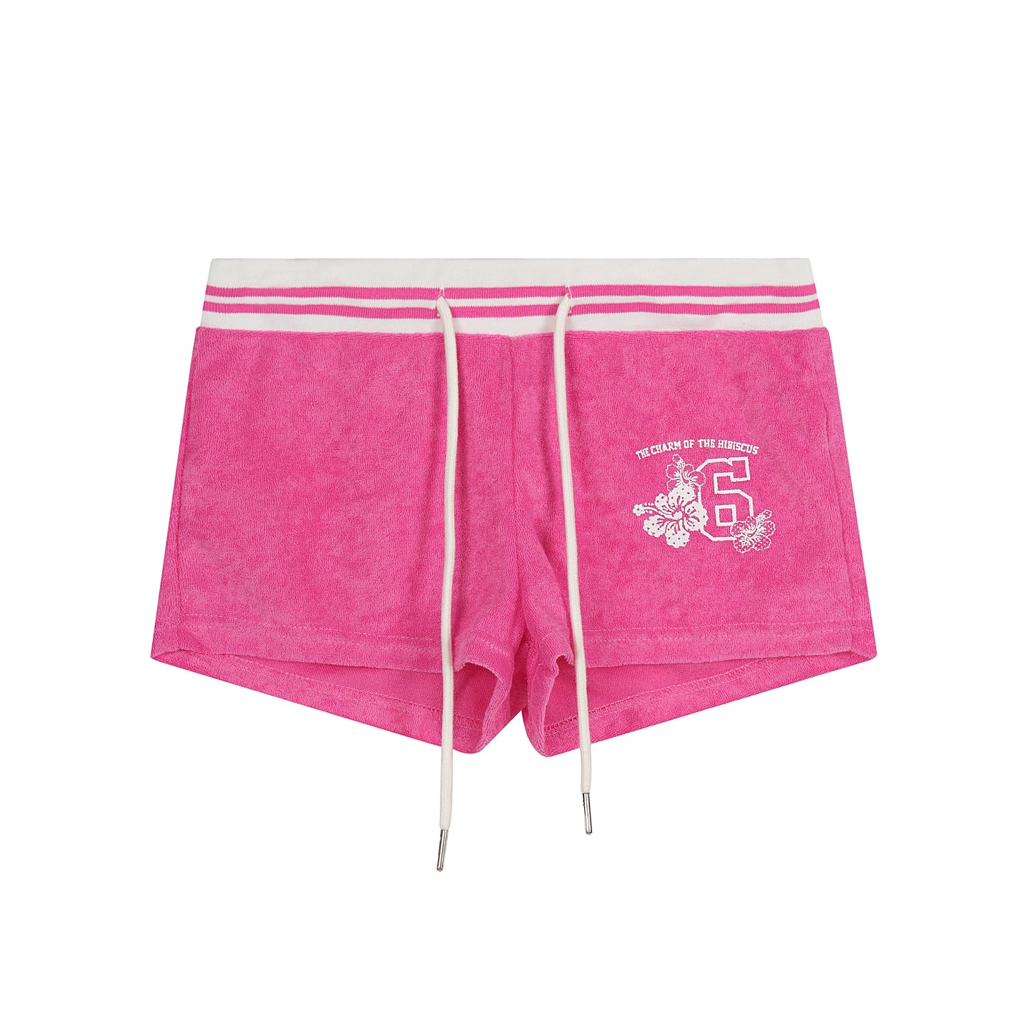 Languid Park - Vintage Letter Drawstring Shorts shorts Languid Park Rose Red S