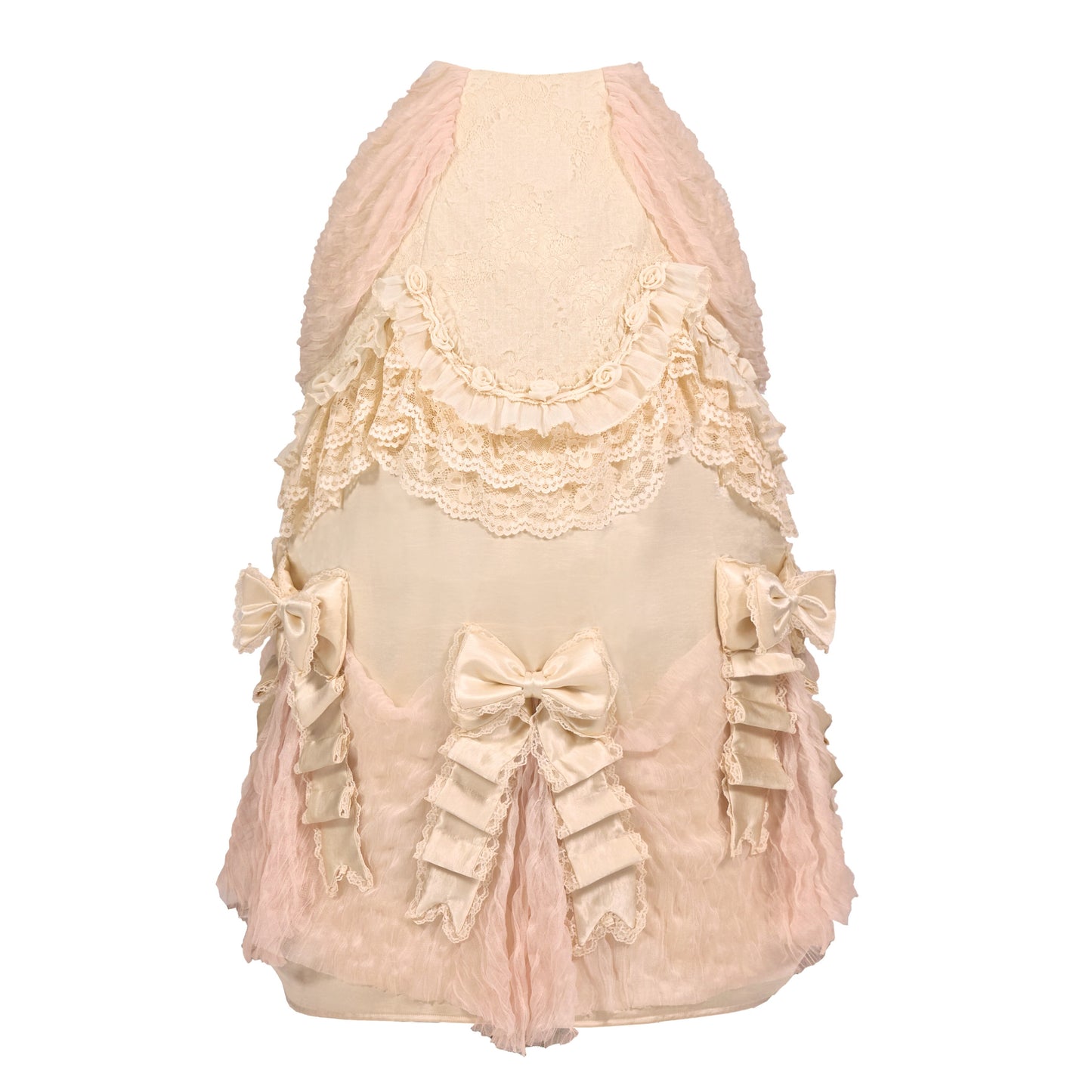 BLOOD SUPPLY - Mousse Soirée Rococo Lolita Bustle Skirt with Train dress BLOOD SUPPLY Bustle Skirt S