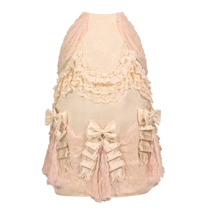 BLOOD SUPPLY - Mousse Soirée Rococo Lolita Bustle Skirt with Train dress BLOOD SUPPLY Bustle Skirt S