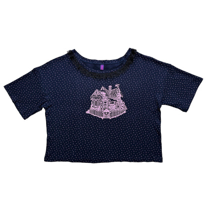 Bunnybunnygun - Floral Waffle Off Shoulder Top sweatshirt Land Decora