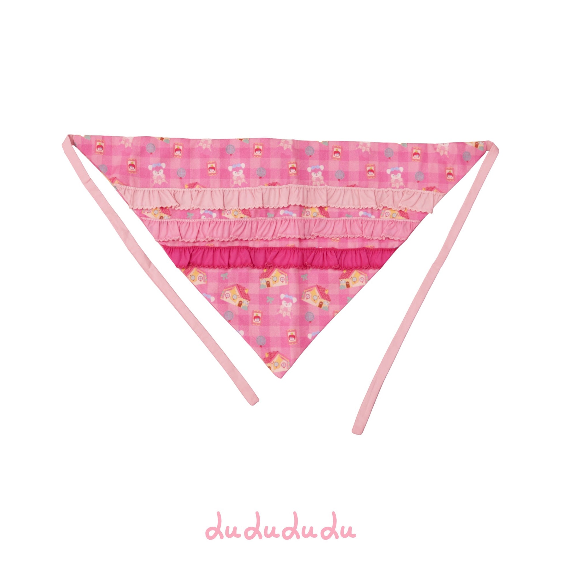 LULULULU - Fairy Tale Print Triangle Lolita Headscarf Kerchief LULULULU