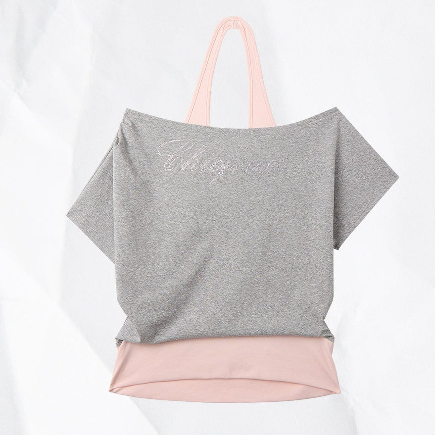 CHIC FRUIT - Colorblock Off-Shoulder T-Shirt tshirt Chic Fruit S