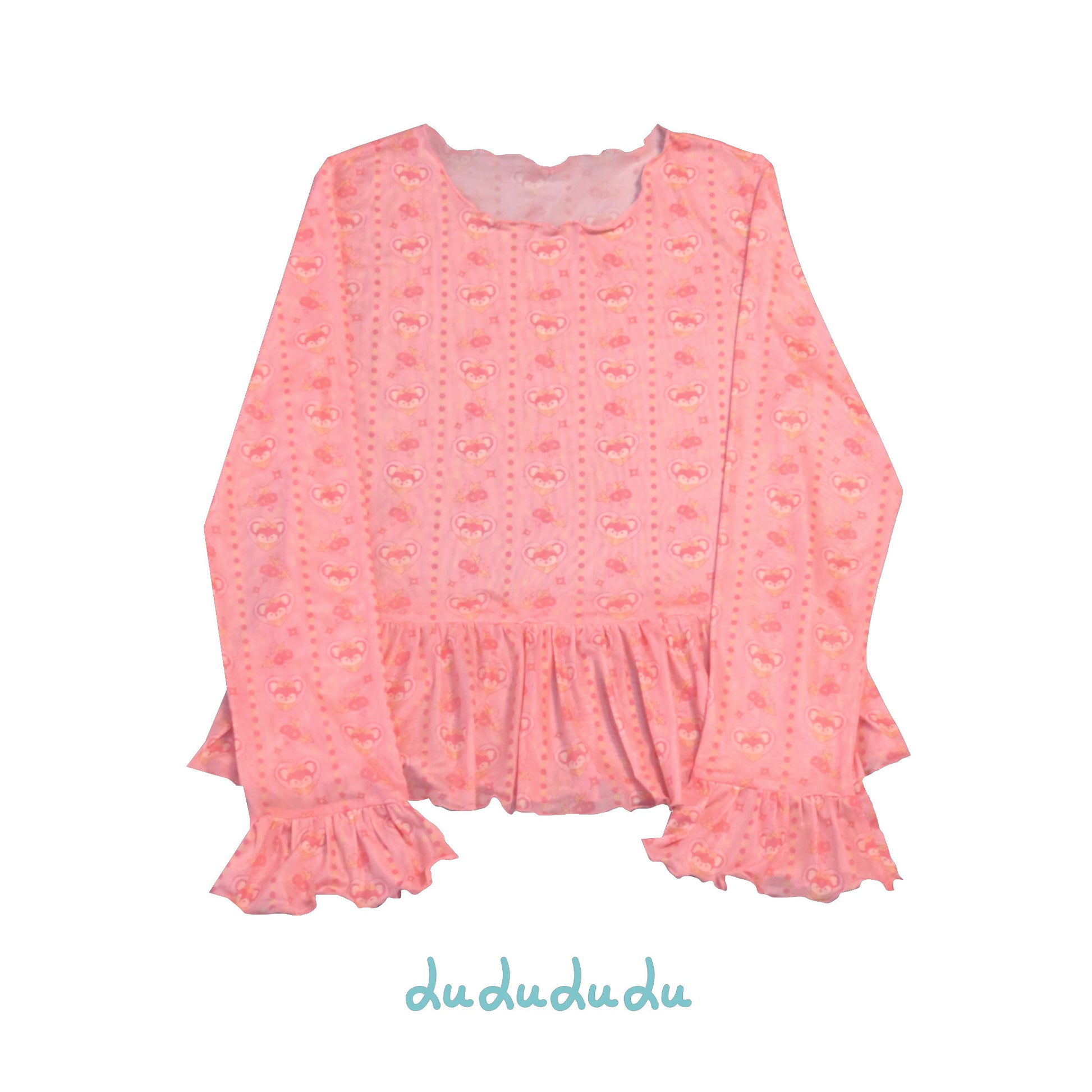 Lulululu - Morning Glory Mesh Top shirt LULULULU Pink S