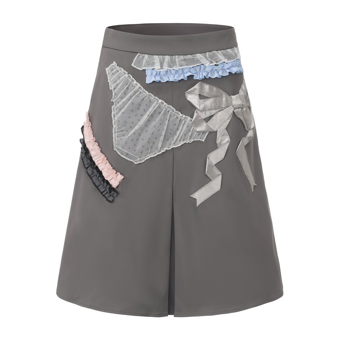 UnsocialNight - Ruffle Trim Pleated Mini Skirt skirt UnsocialNight S