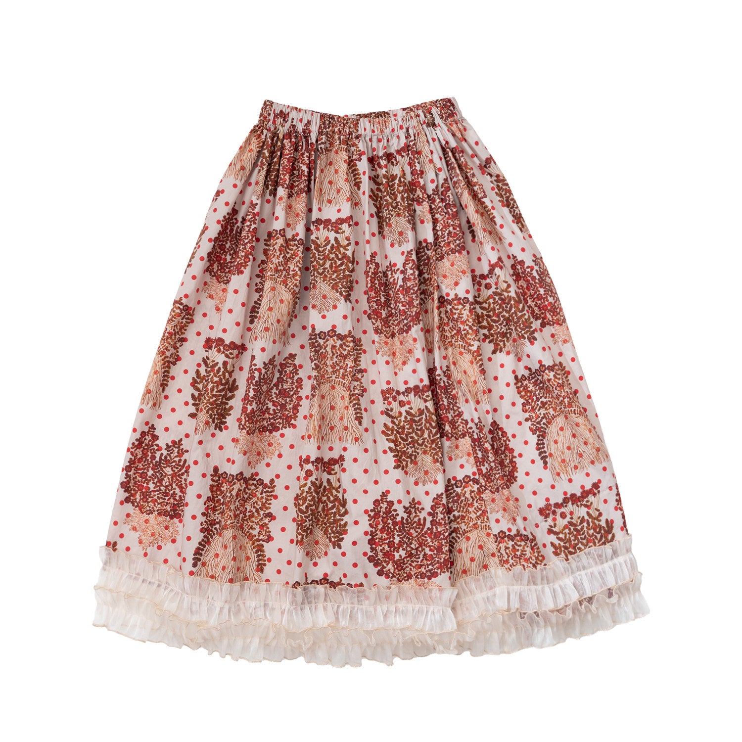 DADANAKO - Reversible Cotton Printed Midi Skirt skirt DADANAKO