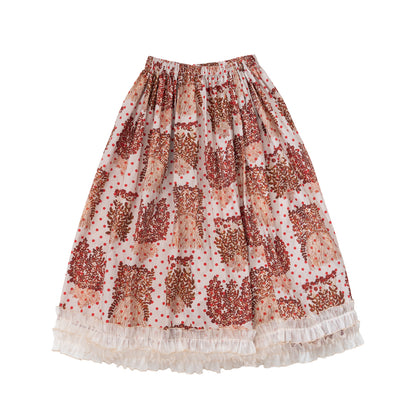 DADANAKO - Reversible Cotton Printed Midi Skirt skirt DADANAKO