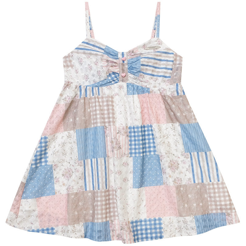 ziziFei - Pastel Floral Plaid Cami Top camisole ziziFei S