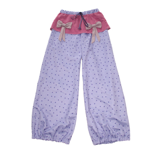 YJM with biubiu - Berry Jam Bow Stripe Pants pants YJM with biubiu S