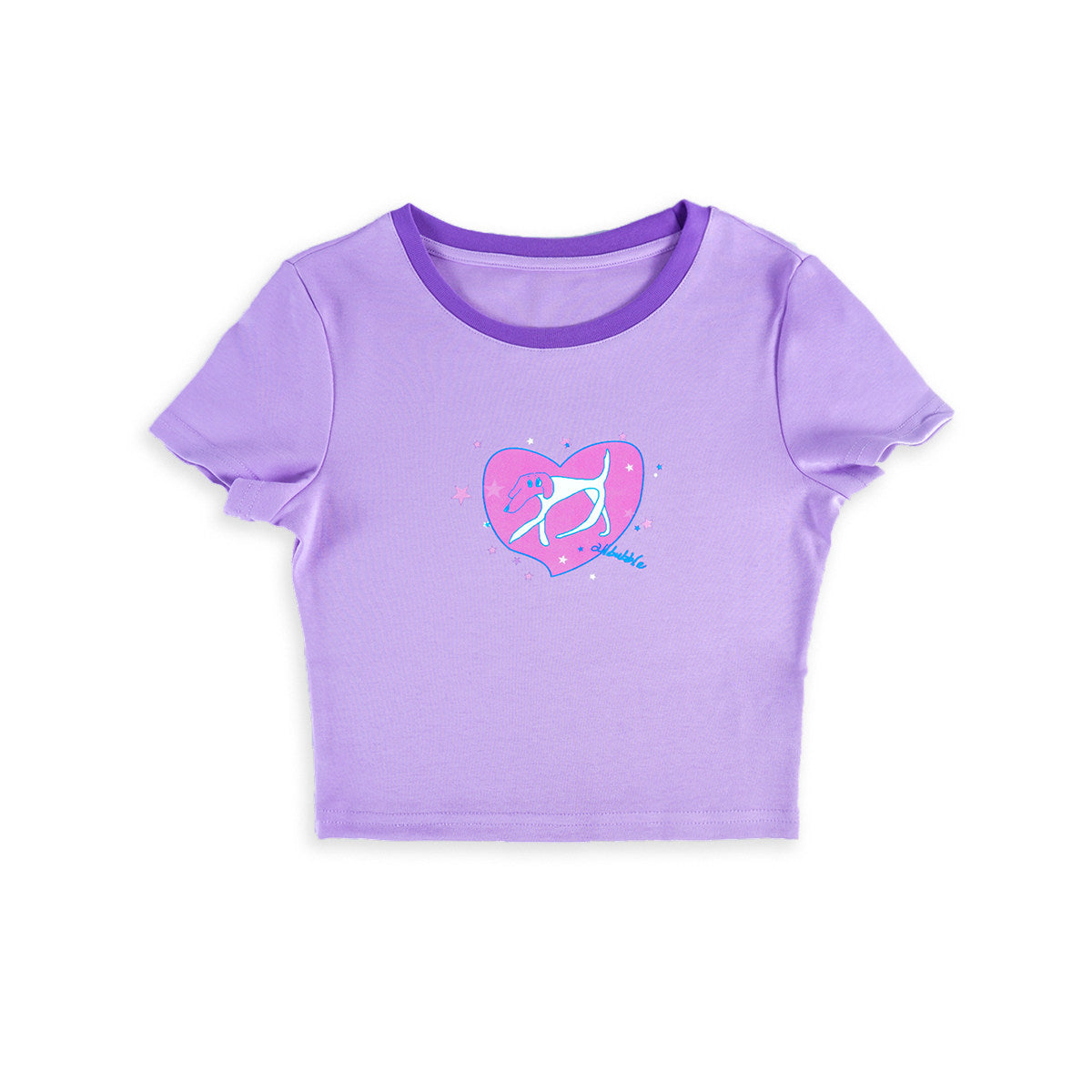 Allbubble - Puppy Print Baby Tee tshirt Allbubble