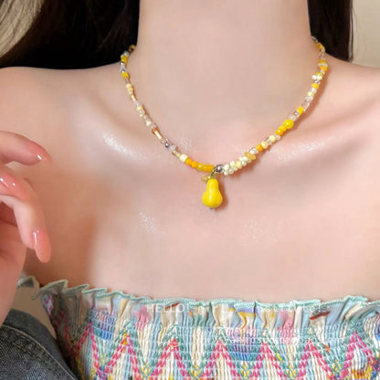 CuteBeads - Colorful Fruit Beaded Necklace