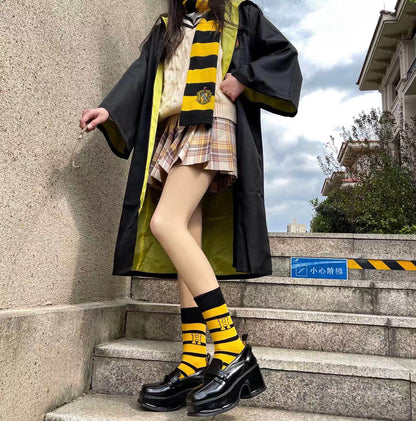 Harajuku Black Letter Stripe School Socks Harry Potter Socks