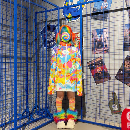 Rainbow Universe RUX - Rainbow Decora Jacket Pants Set set Rainbow Universe RUX Jacket M