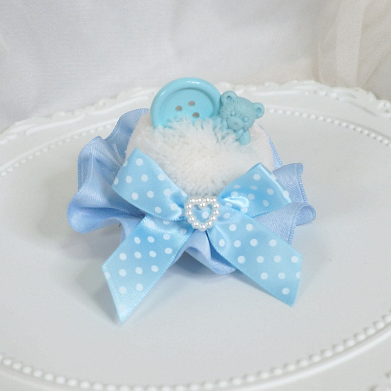 Maojiang - Ice Cream Lace Pom Pom Hair Clip