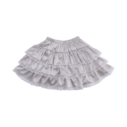 SemenCoicis - Bear Polka Dot Layered Cake Skirt skirt SemenCoicis Silver