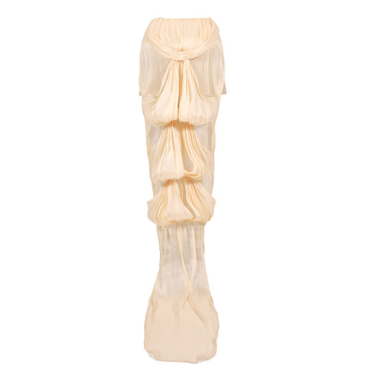 BLOOD SUPPLY - Mousse Soirée Rococo Lolita Bustle Skirt with Train dress BLOOD SUPPLY Removable Train (Size F Only) S