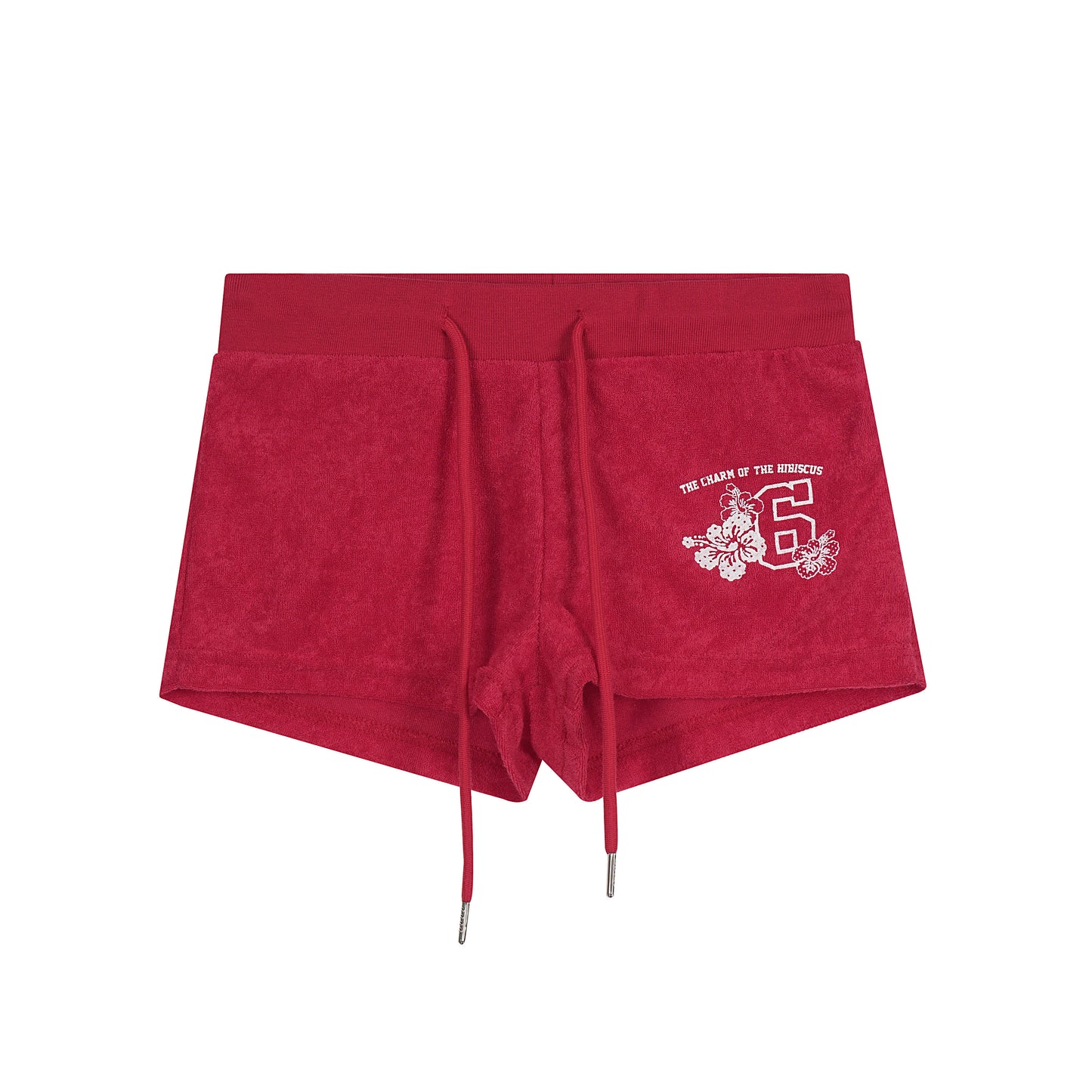 Languid Park - Vintage Letter Drawstring Shorts shorts Languid Park Red S