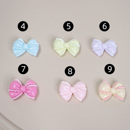 Maojiang - Candy Bow Ring Set 10PCS
