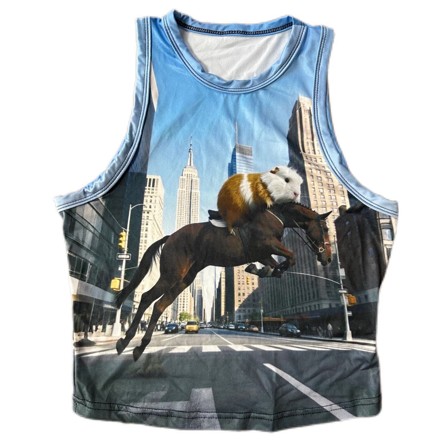 bunnybunnygun - Y2K Stretch Tank Top camisole bunnybunnygun Horseback Riding Style