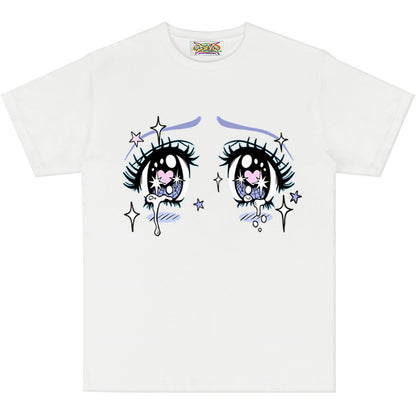 DeadEndKids - Anime Eyes Loose Tee tee DeadEndKids White M