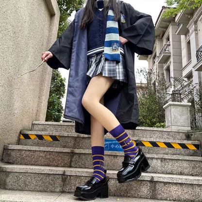 Harajuku Black Letter Stripe School Socks Harry Potter Socks