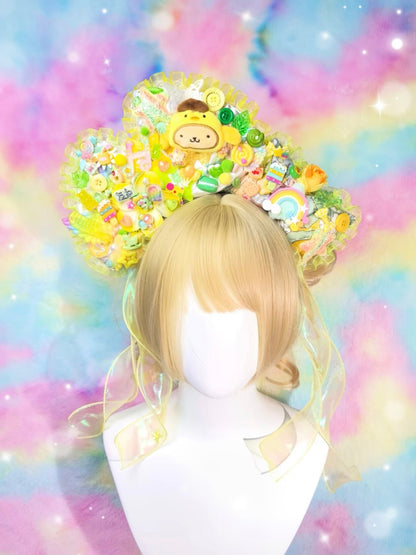 Luckywishstar - Colorful Maximalist Decora Bow Headband hairband Luckywishstar 5