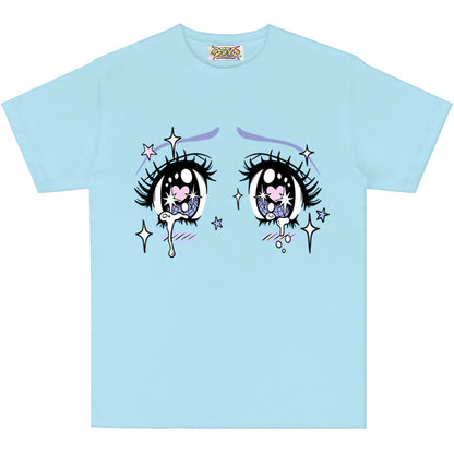 DeadEndKids - Anime Eyes Loose Tee tee DeadEndKids Blue M