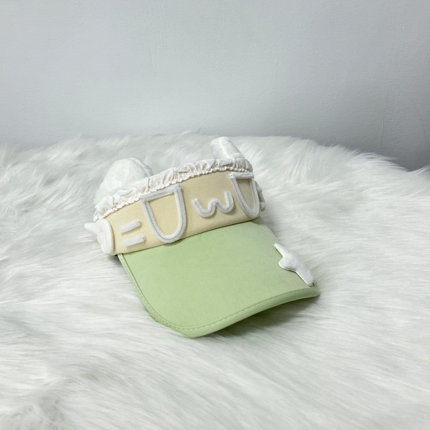 1Gangster Inn - Cat Ear Japanese Sun Visor Hat hat 1GASTERINN Light Green