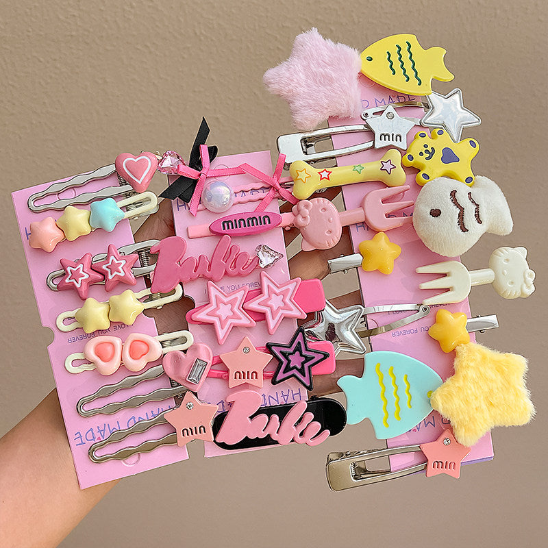 Y2K Letter Hair Clips Set hair clip none 29pcs Set
