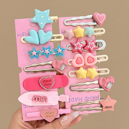 Y2K Letter Hair Clips Set hair clip none 14pcs S