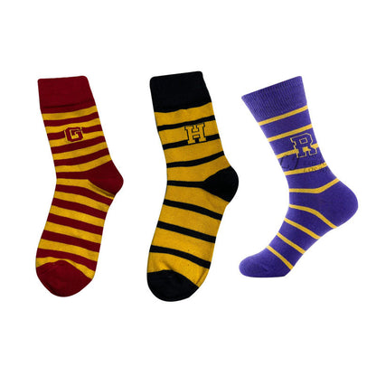 Harajuku Black Letter Stripe School Socks Harry Potter Socks