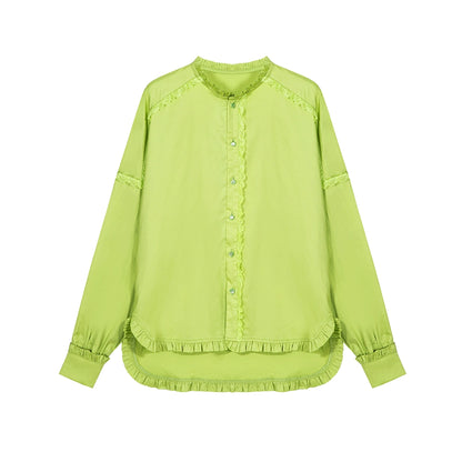 Harajuku Shirt Decora Fashion Shirt Green Shirt Lace Shirt shirt tntntutu